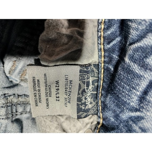 Silver McKenzie Jeans woman size 8 jean size 29/32 - Picture 7 of 7